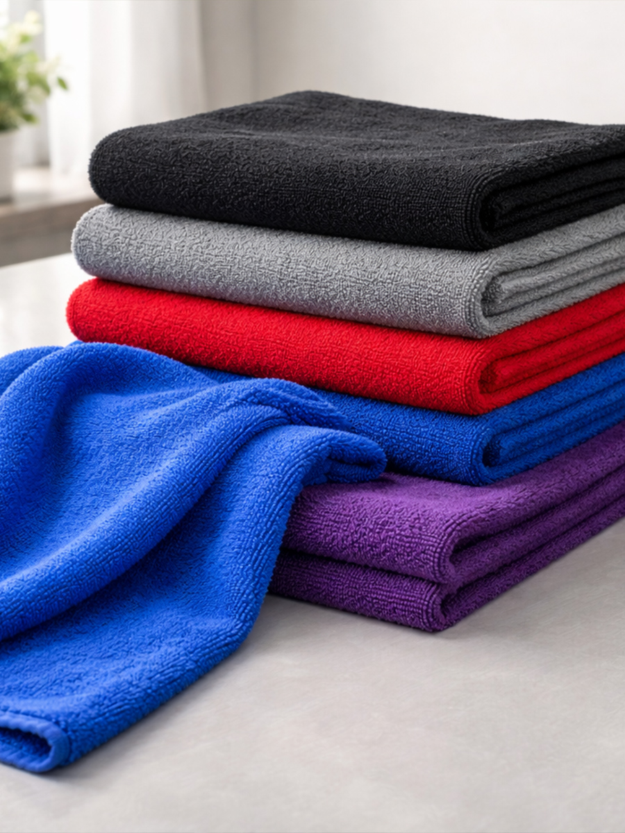 Цвета тряпок из микрофибры и наборы